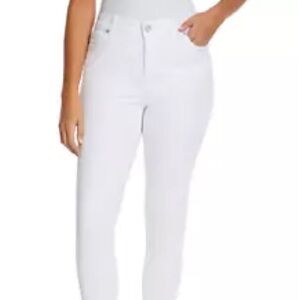 Bandolino Women's Crisp White Skinny Jeans NWT